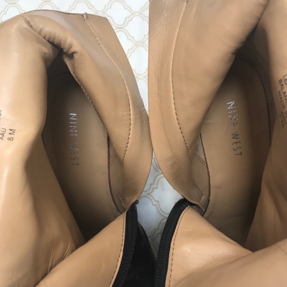 Unique Nine West leather booties - Picture 7 of 8